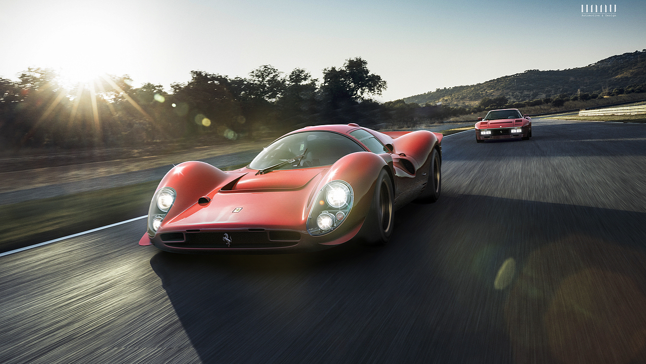 法拉利330p4,耐力赛原型车,跟福特的故事很精彩