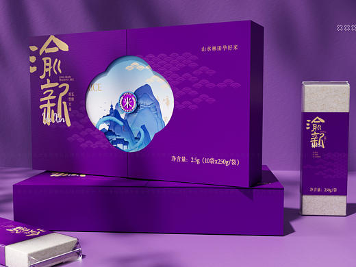 大米礼盒包装设计