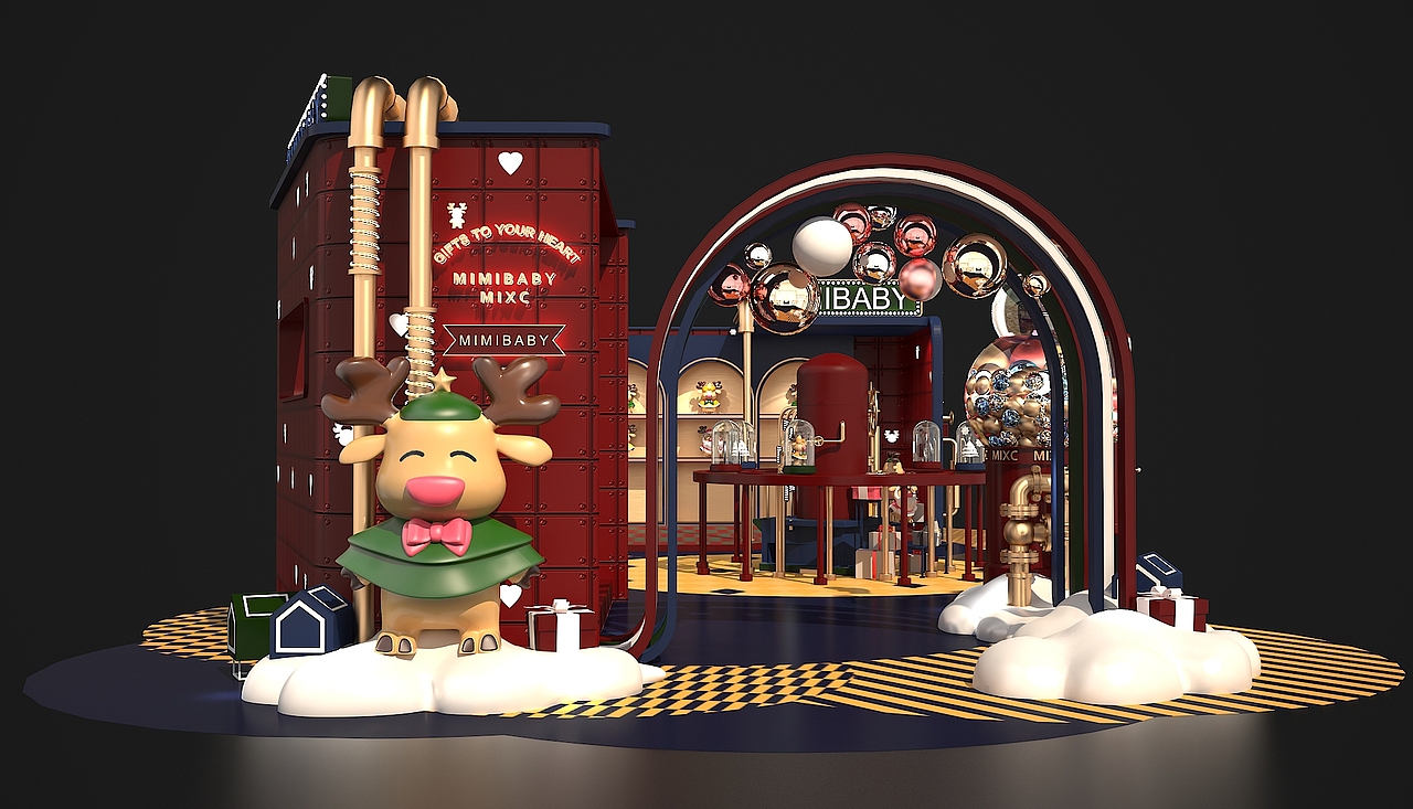 美陈「主题快闪店」（图ZMjE0MzQyNzUy） - 其他三维 - 站酷设计师nanachyan原创素材 - 站酷ZCOOL