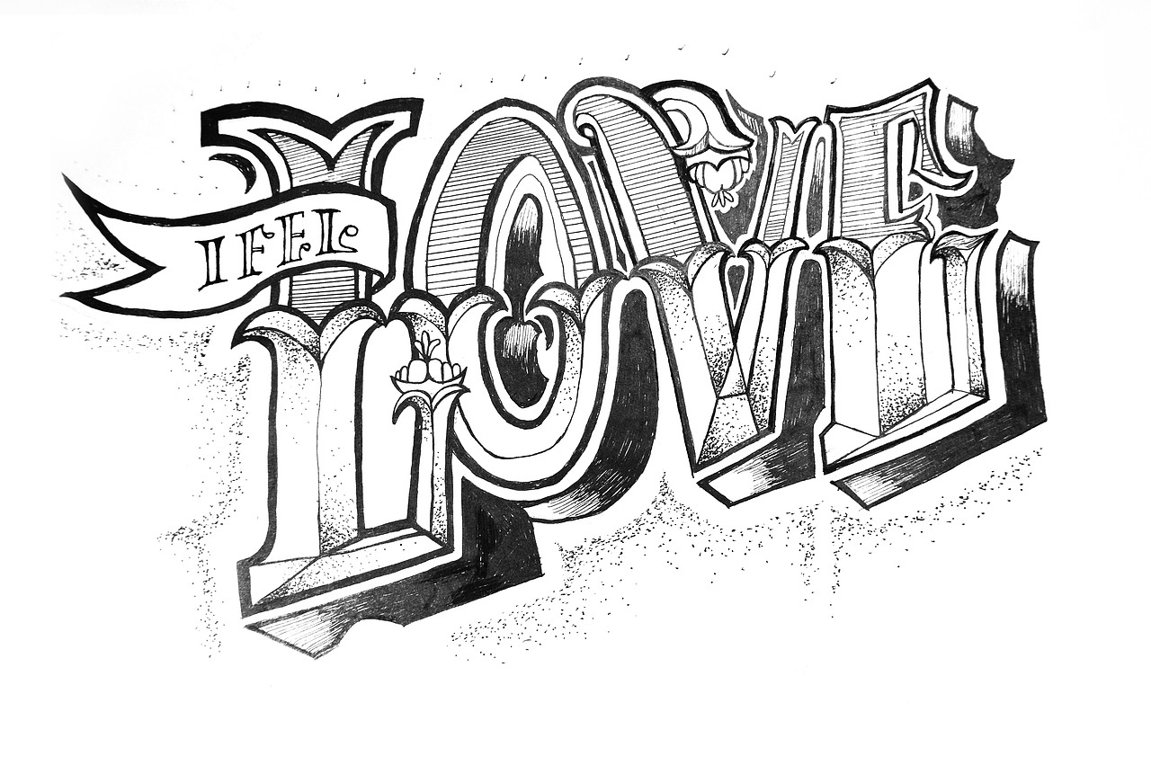 英伦风手绘插画