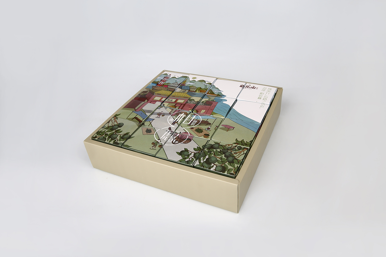 小青柑普茶插画/包装设计——心柑情愿