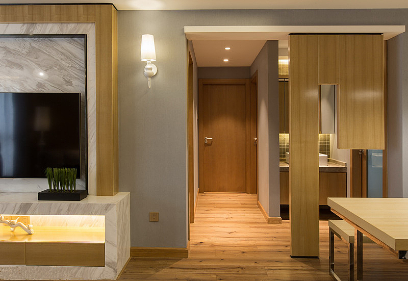 以“简”驭繁,中铁阅山湖现代简约风格装修实景!