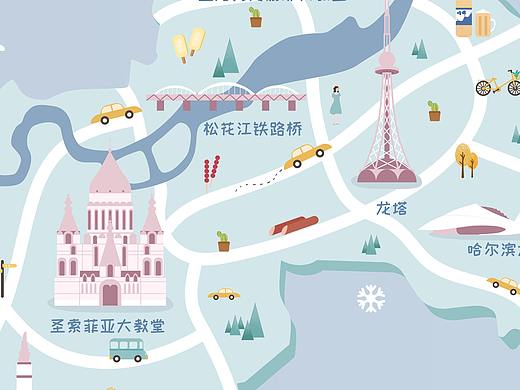 地图——冰城哈尔滨
