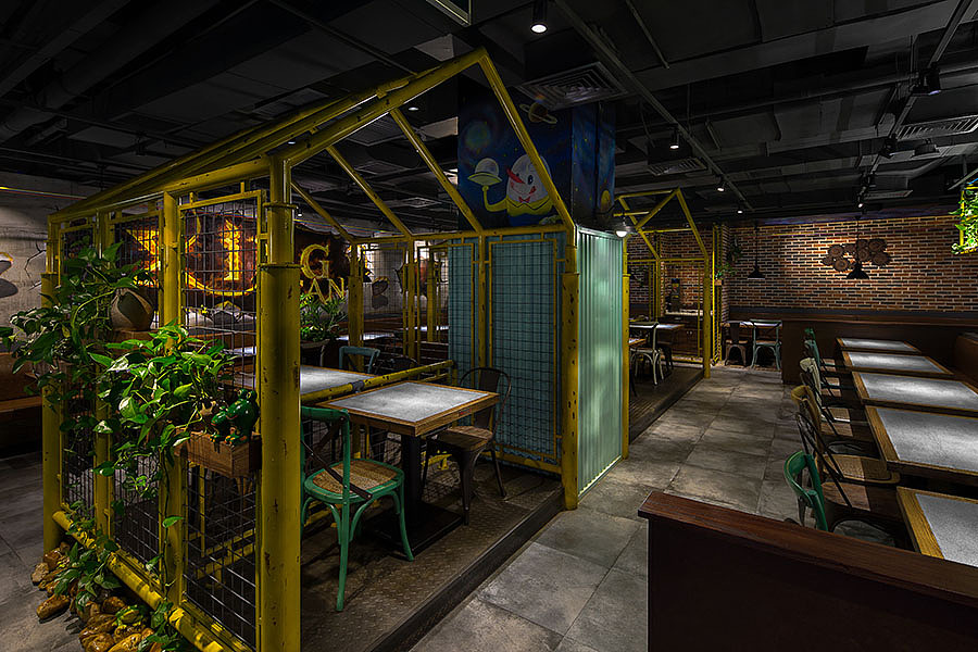 烤鱼店:星炭锅锅香(图ZNjIxNDEwNTY=) - 家装设计 - 站酷设计师华空间设计原创素材 - 站酷ZCOOL