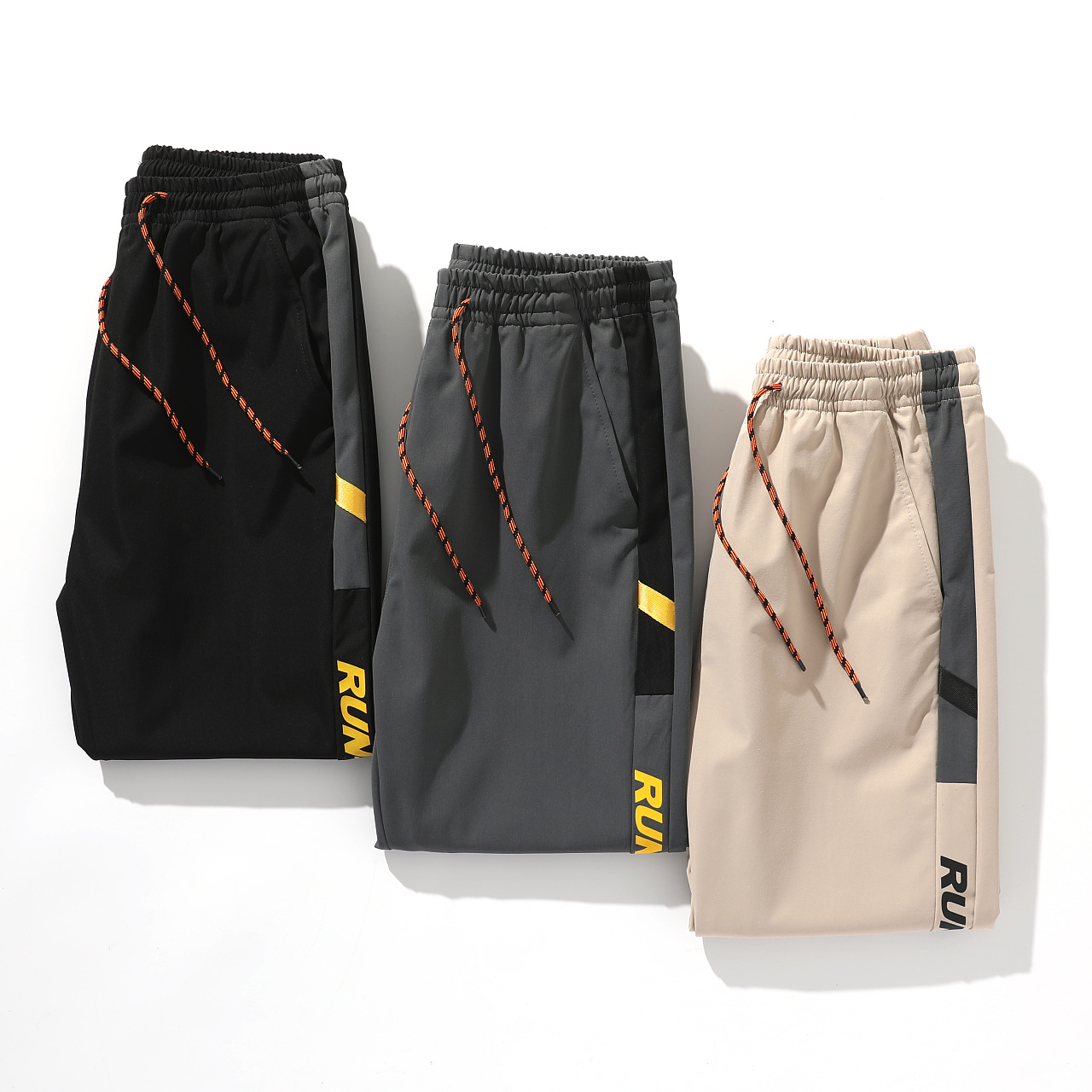 杭州专业服装摄影男装裤子平铺摆拍淘宝白底主图拍摄