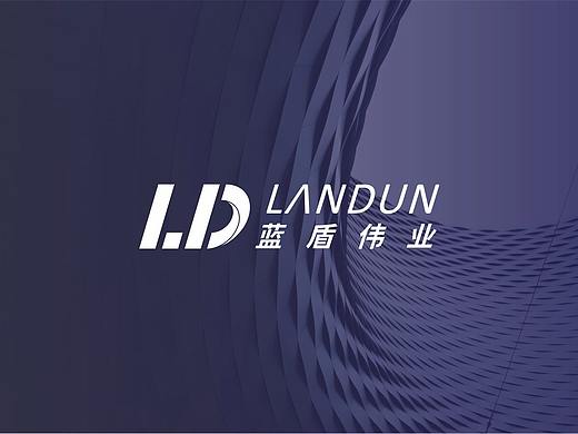 蓝盾伟业LOGO品牌设计