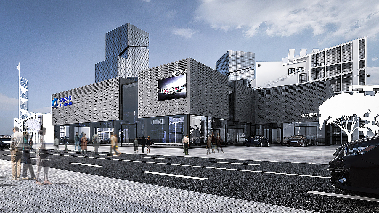 长安汽车2018年店面终端形象设计