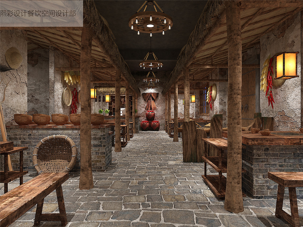 工业火锅店设计|专业火锅店装饰设计|火锅店会员卡设计