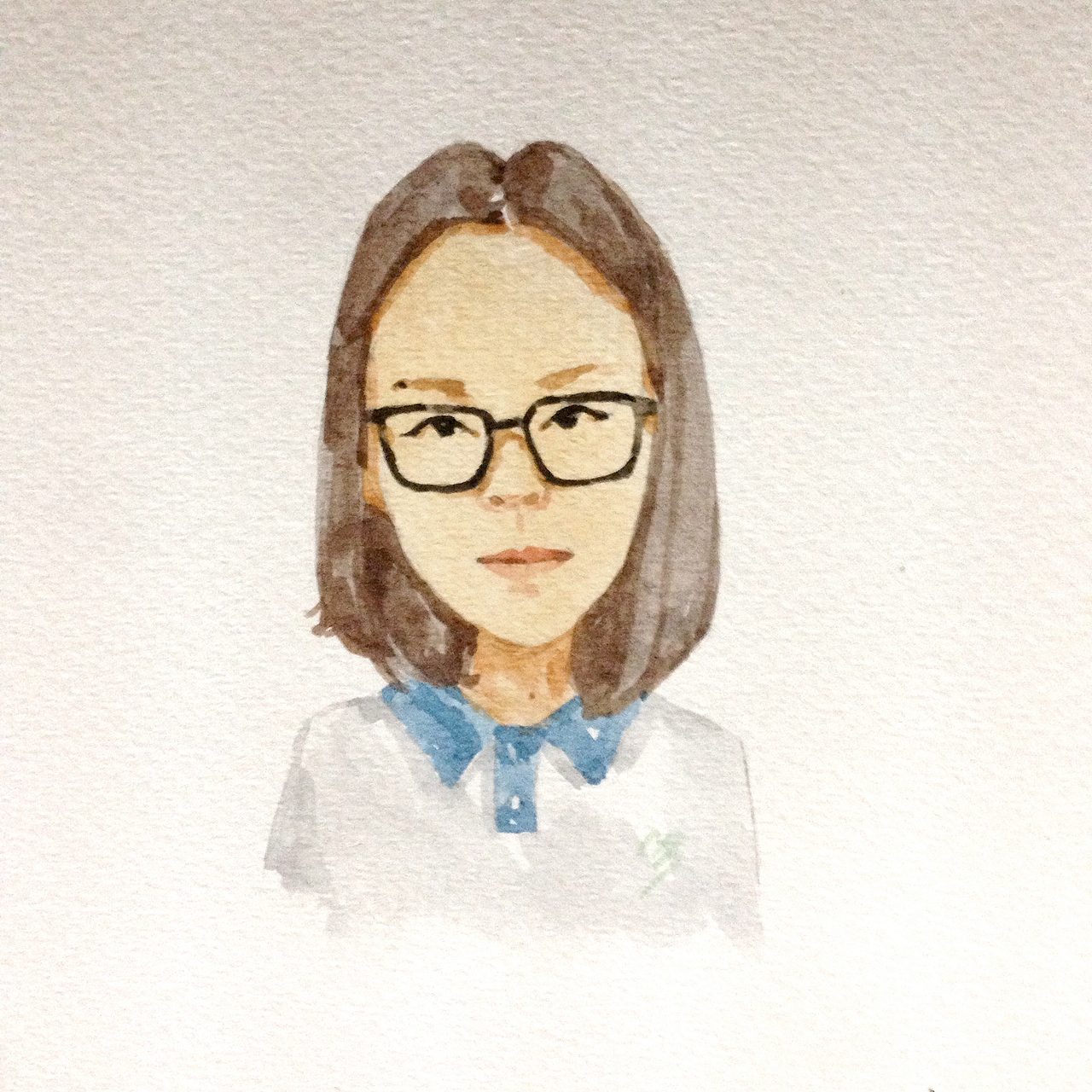 半写实人物水彩漫画