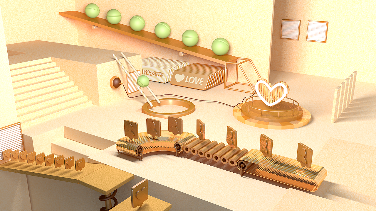 空间插画设计（图ZMTA3NDA4NDQ0） - 建筑/空间 - 站酷设计师丁楚音原创素材 - 站酷ZCOOL