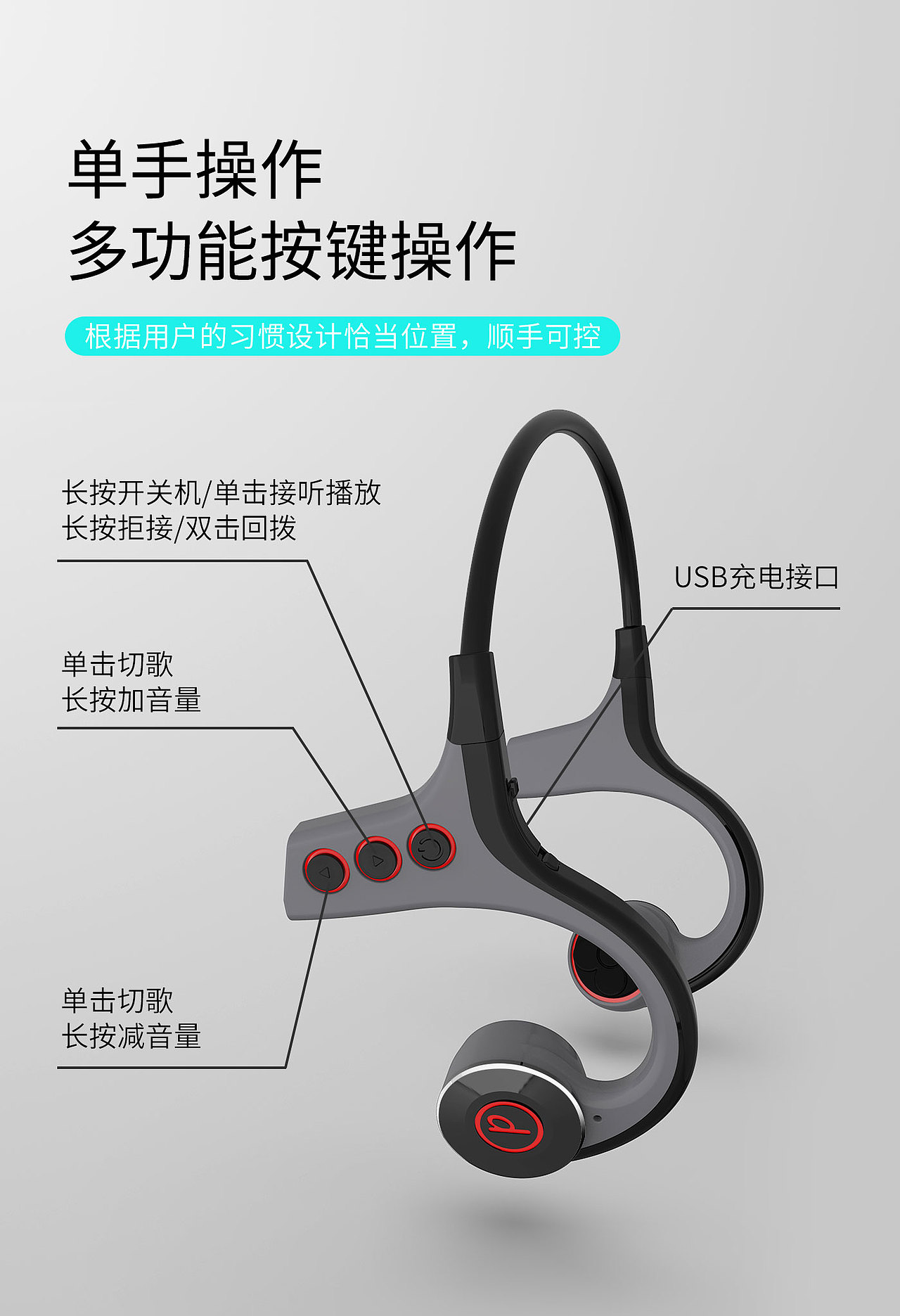 骨传导蓝牙耳机（图ZMTcwNzM0OTI0） - 海报 - 站酷设计师當鮮伙计小霖原创素材 - 站酷ZCOOL
