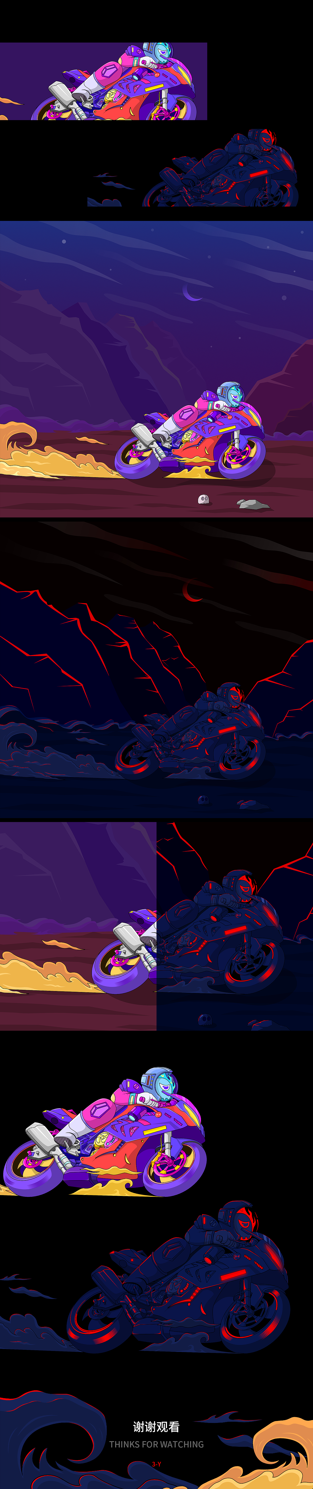 前行（图ZMjI0OTkwMDQw） - 艺术插画 - 站酷设计师虚無原创素材 - 站酷ZCOOL