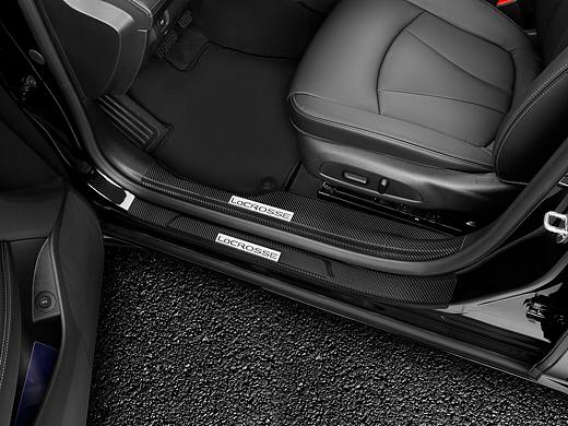 别克君越碳纤门槛条贴