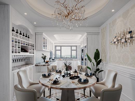 欧式厨房设计表现