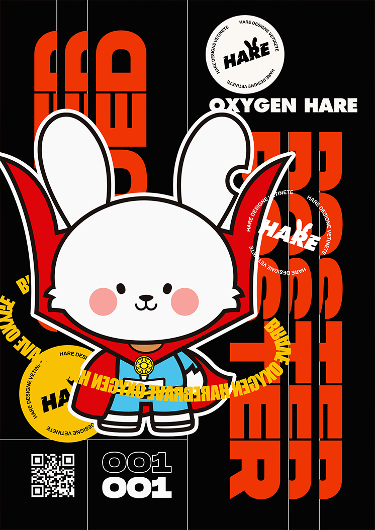 插画IP人物-0XYGEN HARE（图ZMjc3MzIwNjk2） - 商业插画 - 站酷设计师一缥麦香原创素材 - 站酷ZCOOL