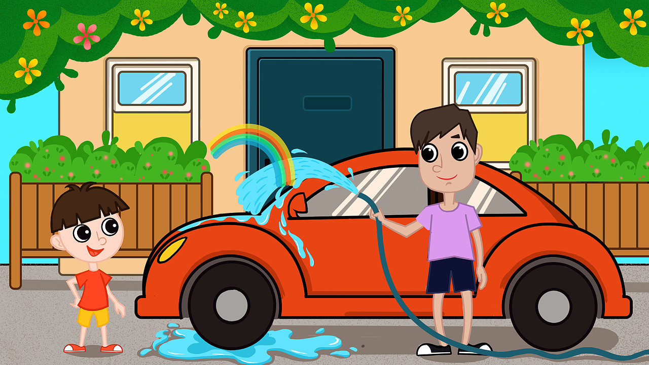 儿童插画场景插画