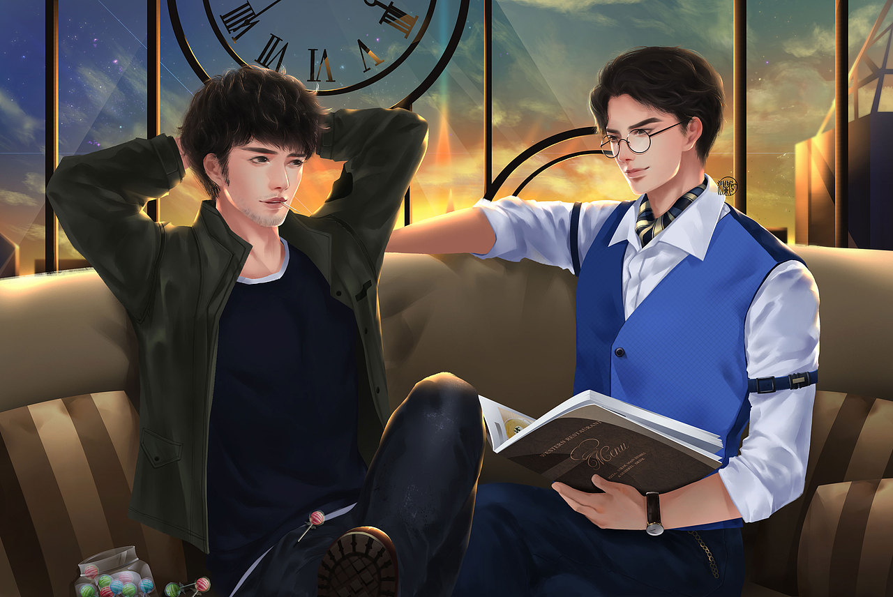 边看剧边摸鱼（图ZMTE4NjEwMzY0） - 创作习作 - 站酷设计师oranji930原创素材 - 站酷ZCOOL