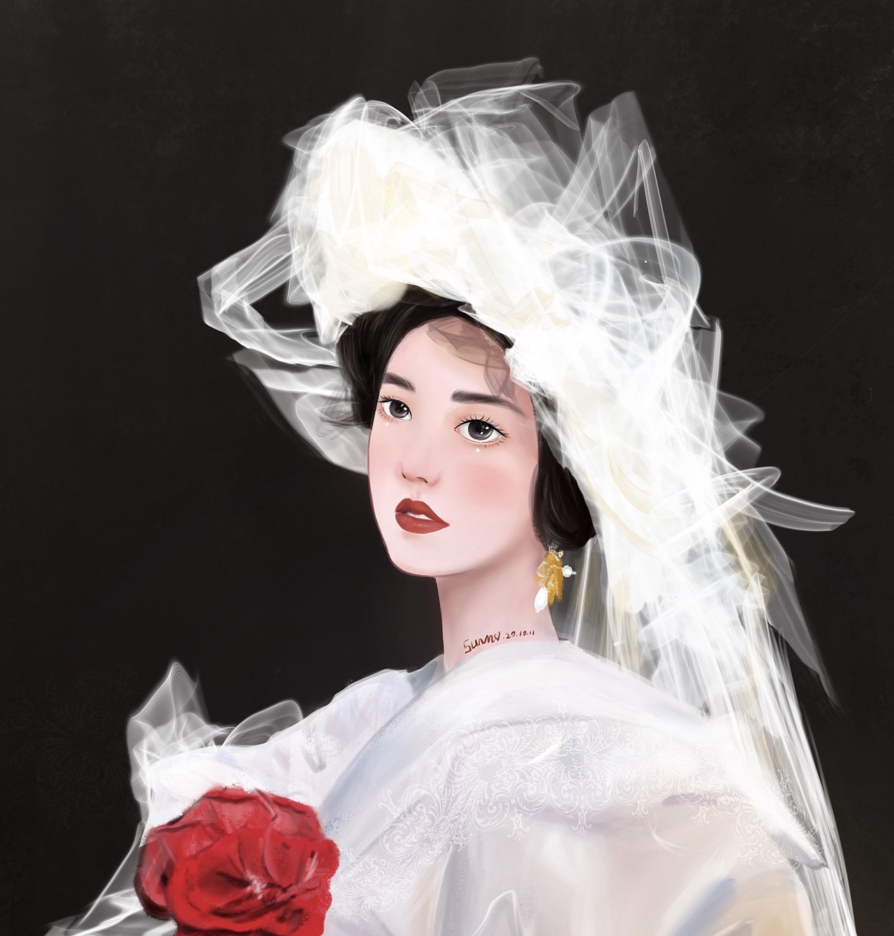 头像绘制（图ZMjM2NjgzMTc2） - 创作习作 - 站酷设计师沫大角原创素材 - 站酷ZCOOL