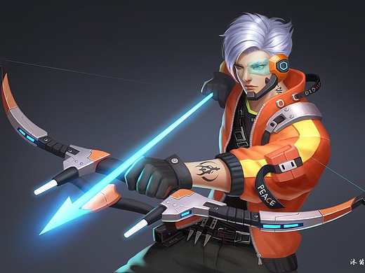 赛博朋克弓箭手