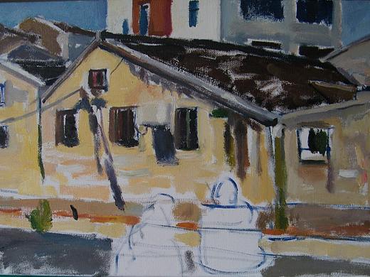 《此时无声》布面油画40×80cm2014年