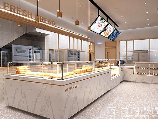 浙江金华爱满屋面包店设计