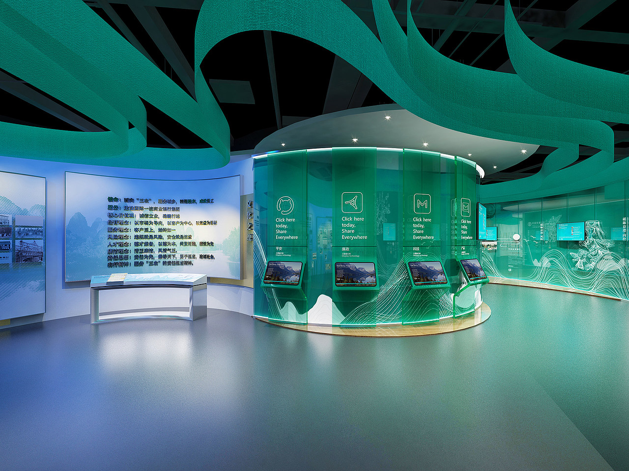 电子科技展厅设计（图ZMjQzNjM4NTY0） - 其他三维 - 站酷设计师Bigggg原创素材 - 站酷ZCOOL