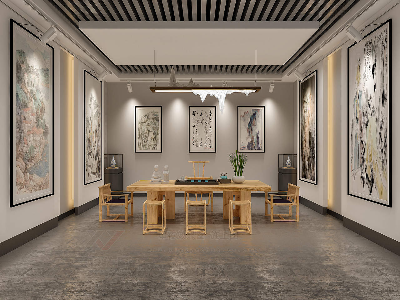美术馆-—展厅（图ZMjIzODA4NTIw） - 家装设计 - 站酷设计师静静Design原创素材 - 站酷ZCOOL