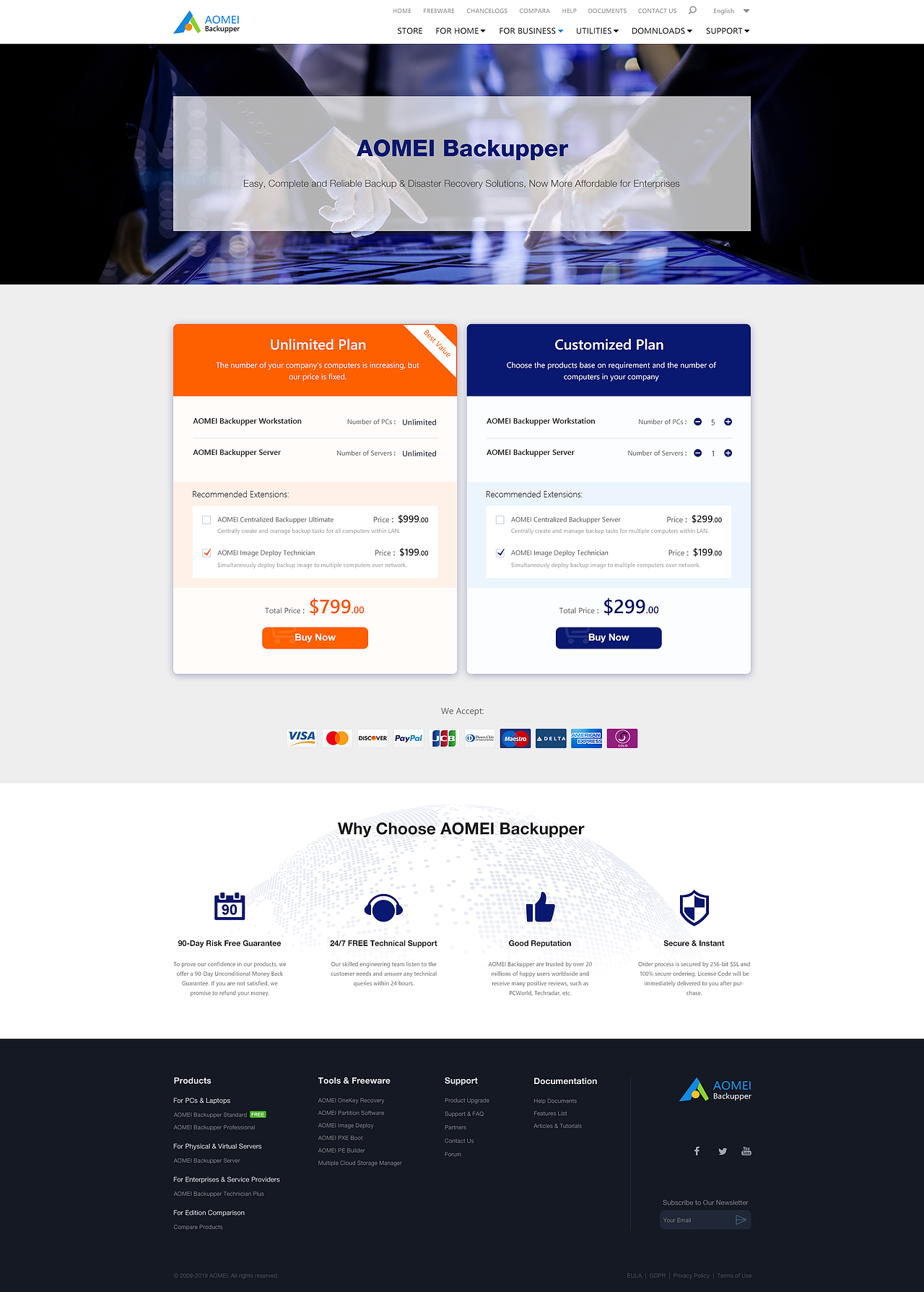 傲梅科技2019 ubackupper网站第一次改版项目（图ZMjQwMjQzMDQ0） - 企业官网 - 站酷设计师viclorr原创素材 - 站酷ZCOOL