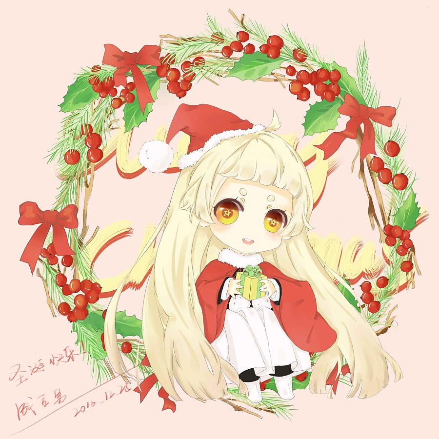 圣诞主题q版人物