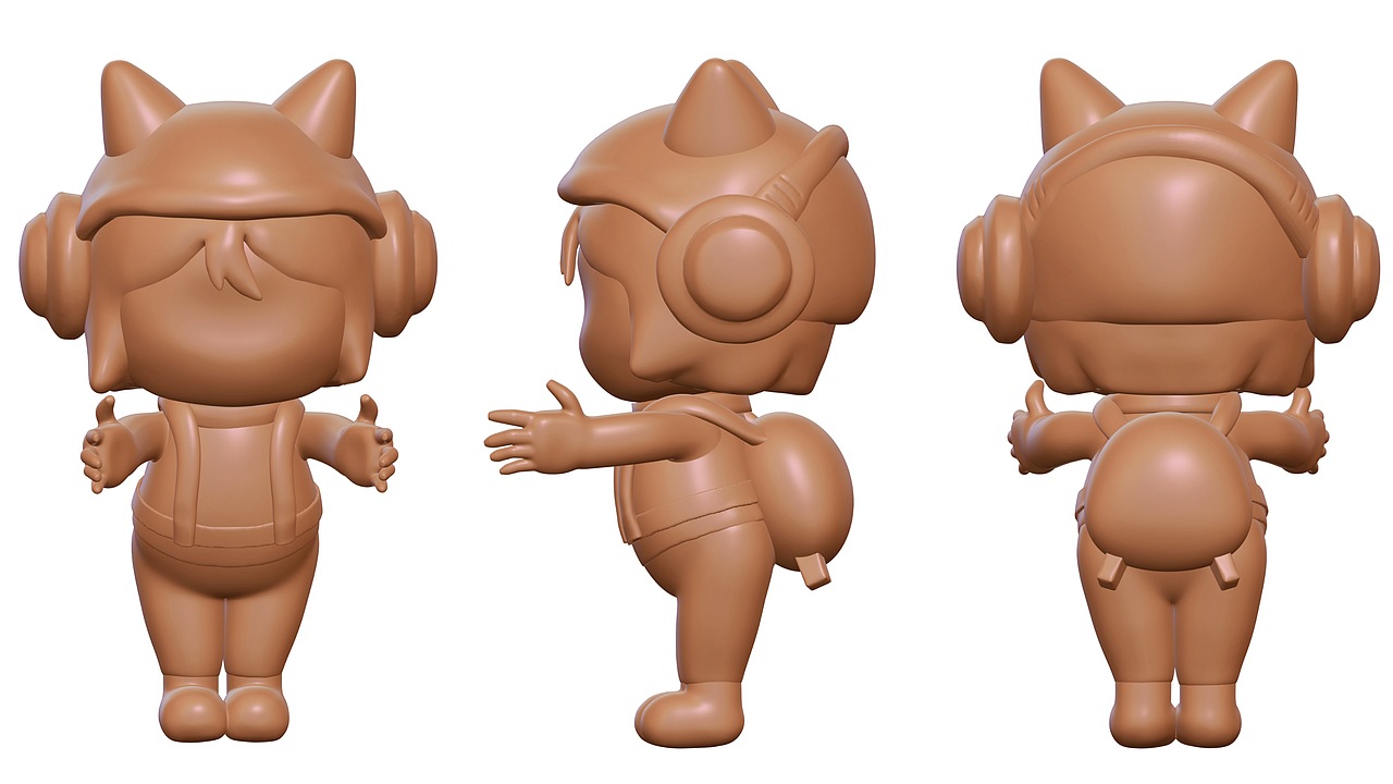 卡通ip形象nomad建模展示