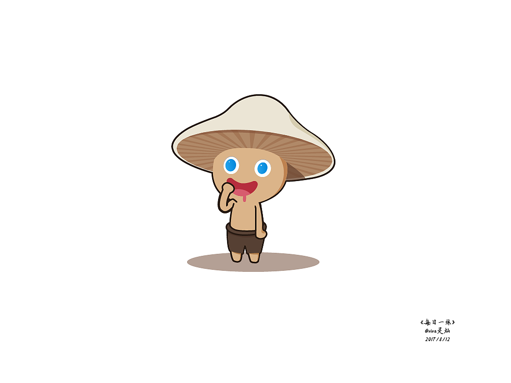 Q版卡通蘑菇设计图__动漫人物_动漫动画_设计图库_昵图网nipic.com