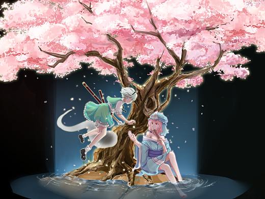 西行寺幽幽子.魂魄妖梦