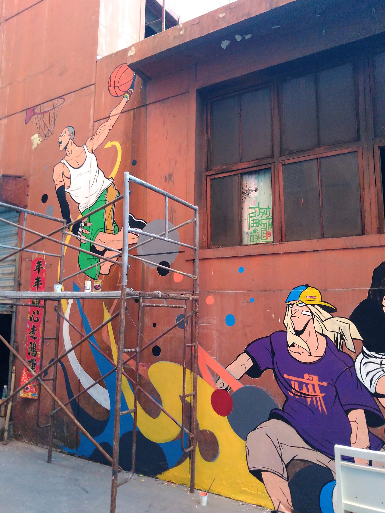 商场石家庄墙体彩绘