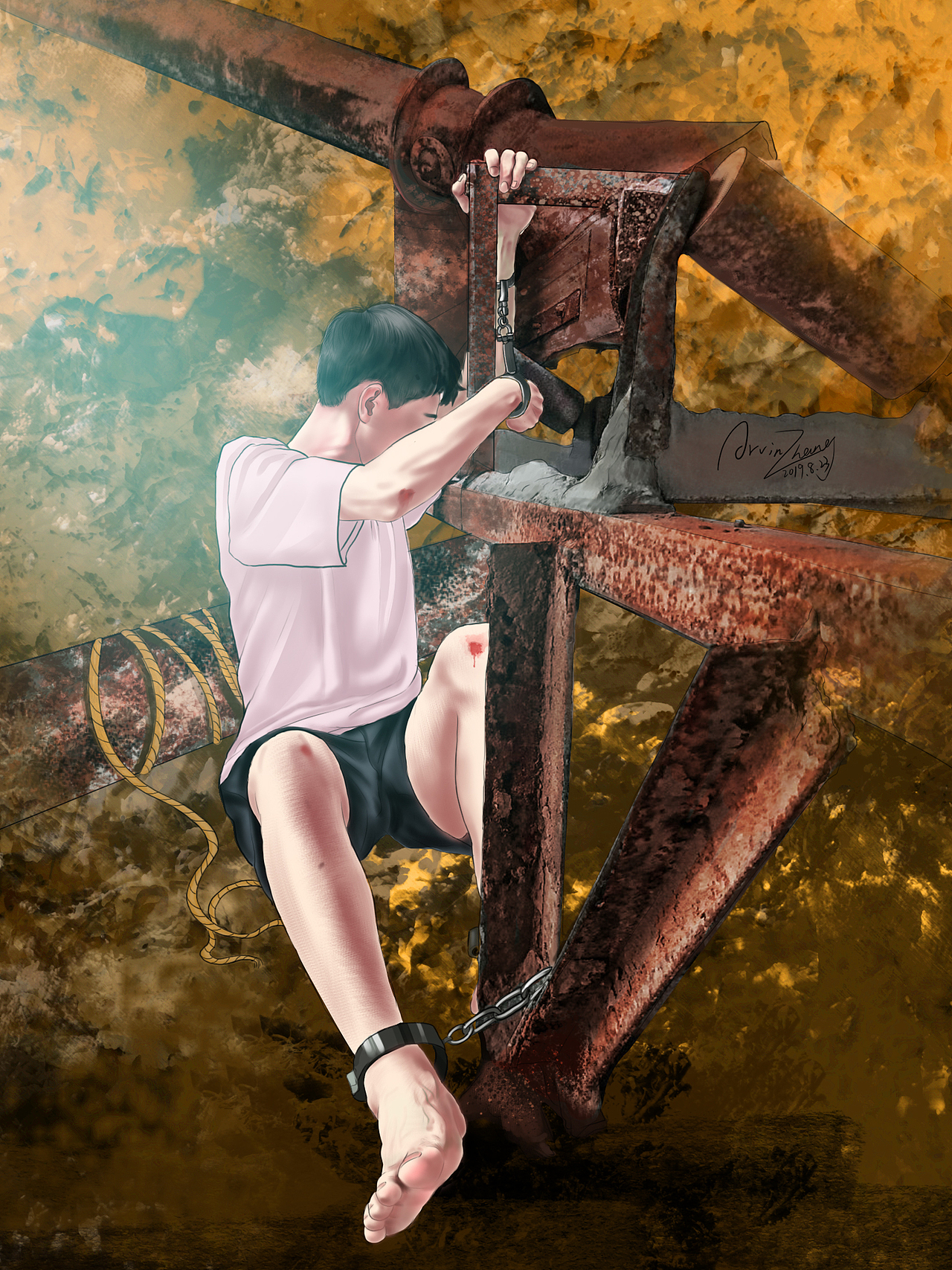 插画（图ZMTczMjk4MDI4） - 艺术插画 - 站酷设计师Arvin_Zhang原创素材 - 站酷ZCOOL