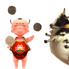 【合成的重要性】3dsmax/AE/PS组合使用制作魔性表情包（图ZODQwMDk2MjA=） - 网络表情 - 站酷设计师蘑菇家原创素材 - 站酷ZCOOL