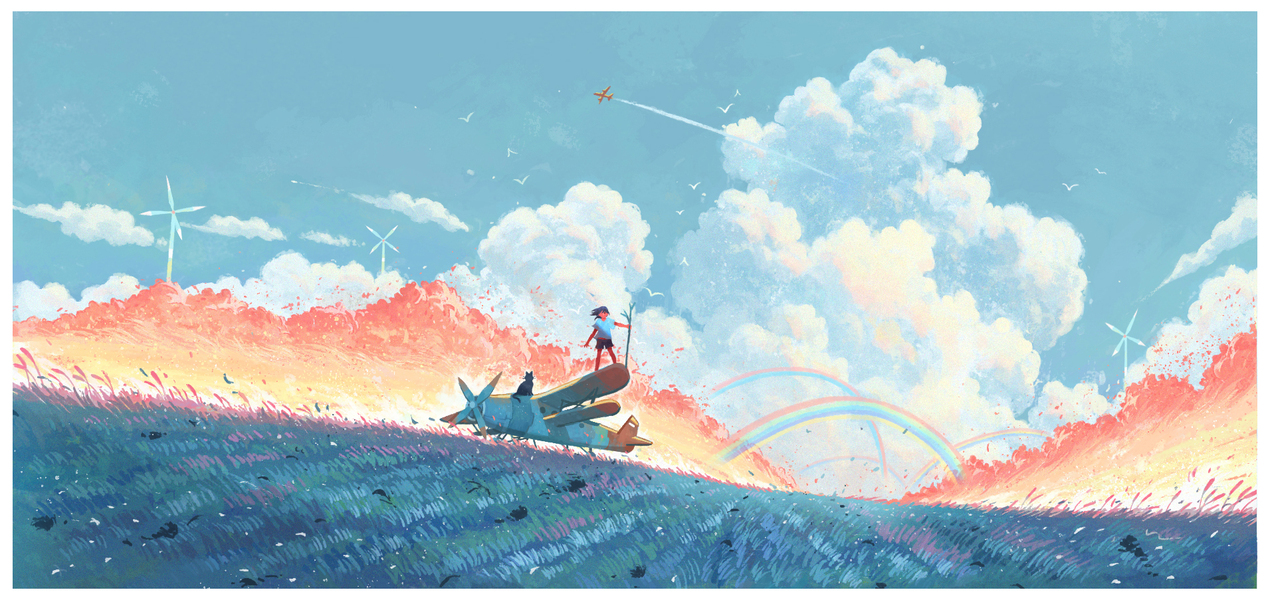 超好看的插画壁纸 通通拿来！