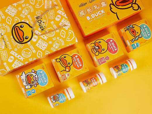 【包装设计】小黄鸭保健品系列包装设计 