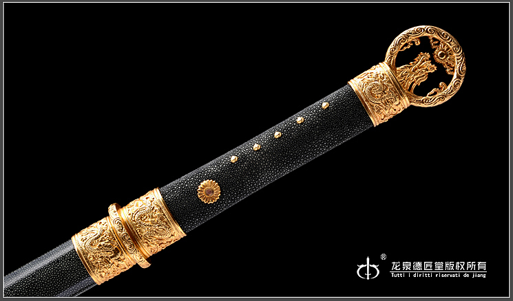 德匠堂宝剑-龙泉刀剑-匠品环首刀|获奖作品(DJ-3321)