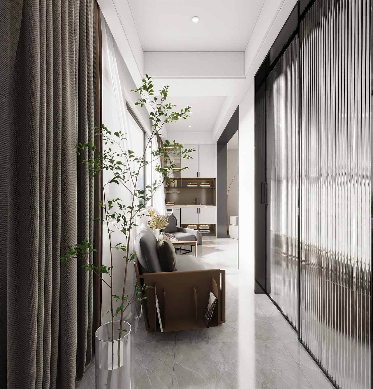 现代简约，明亮舒适