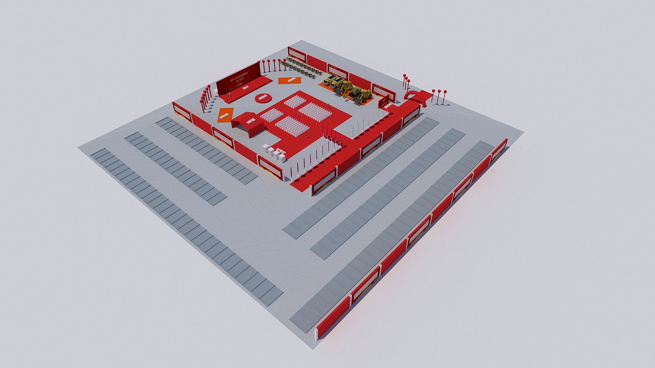 开工典礼奠基仪式活动现场布局图