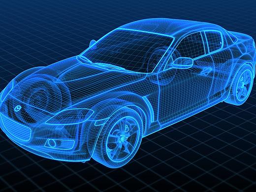 C4D教程，5分钟实现科技感材质效果