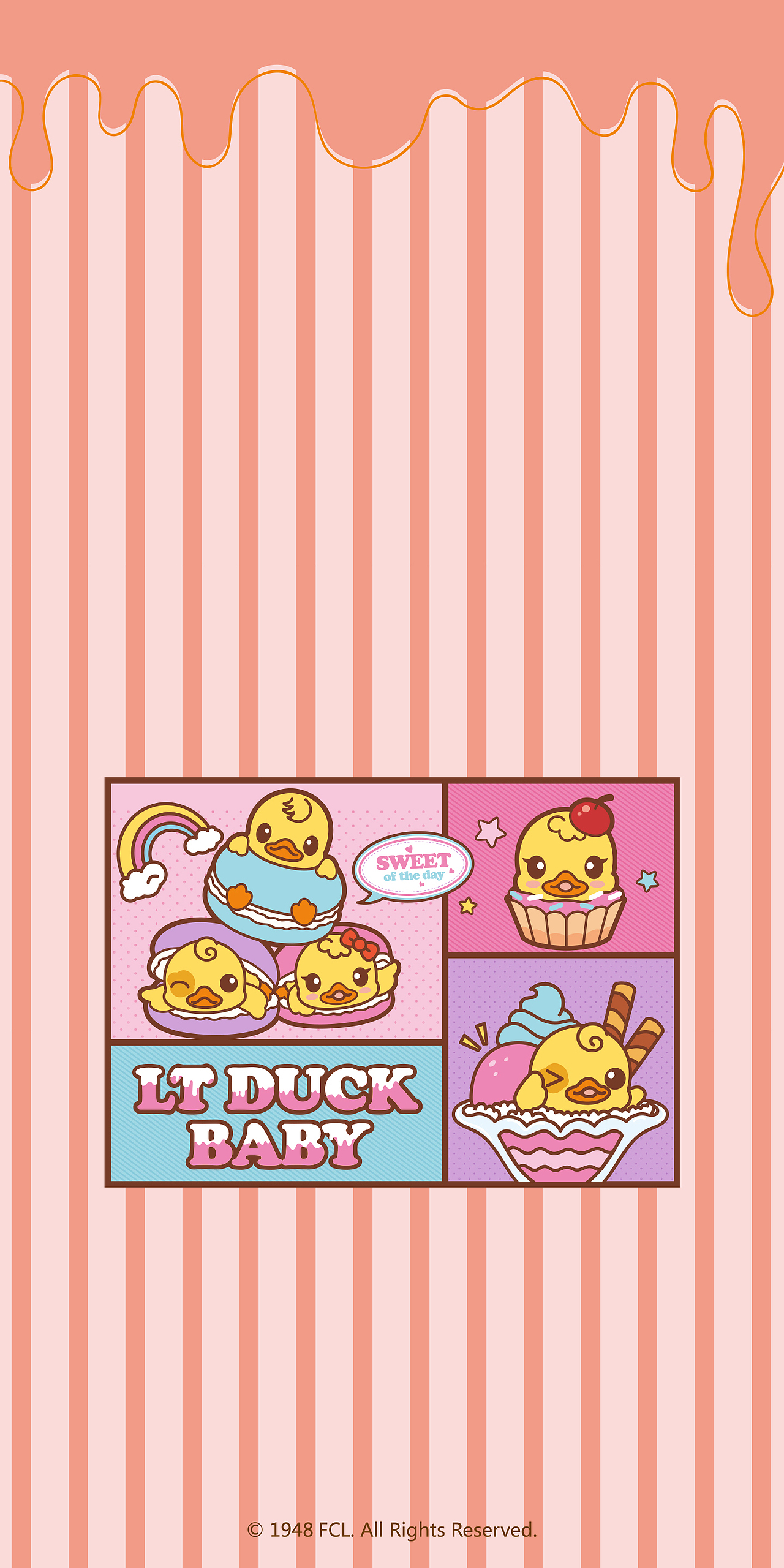 2021 LT DUCK BABY 甜点系列（图ZMjYwNDg5ODIw） - 闪屏/壁纸 - 站酷设计师小黄鸭LTDUCK原创素材 - 站酷ZCOOL