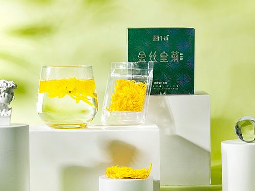 电商食品菊花茶视频拍摄饮品养生茶成都美食视频拍摄