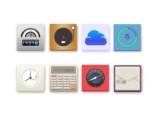 拟物习作（个人主页-ZMjY0ODM3NjA=） - 图标 - 站酷设计师huangcy654原创素材 - 站酷ZCOOL