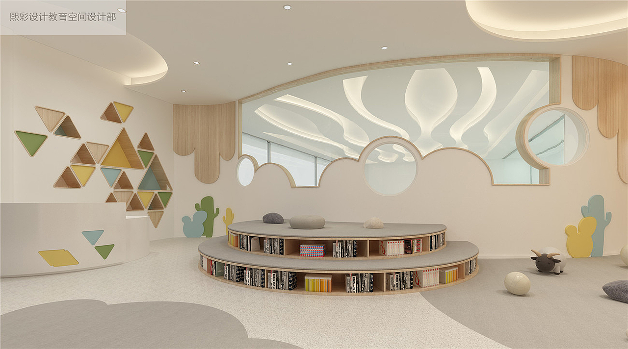 培训班教室装修|少儿设计培训机构|少儿培训学校设计（图ZMTg0Nzc1NjAw） - 家装设计 - 站酷设计师品牌设计Calvin原创素材 - 站酷ZCOOL