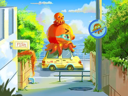 快樂(lè)假日（個(gè)人主頁(yè)-ZNTMzNzA4MTY=） - 藝術(shù)插畫(huà) - 站酷設(shè)計(jì)師無(wú)敵大嗝原創(chuàng)素材 - 站酷ZCOOL