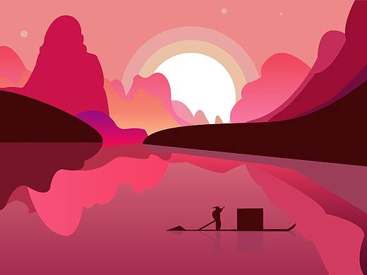 风景插画