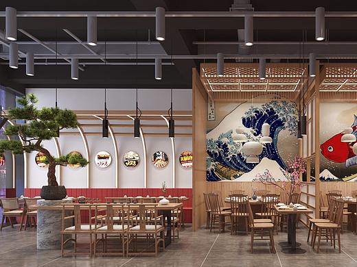 海鲜烧烤餐厅设计｜仿佛置身于夏日闹市