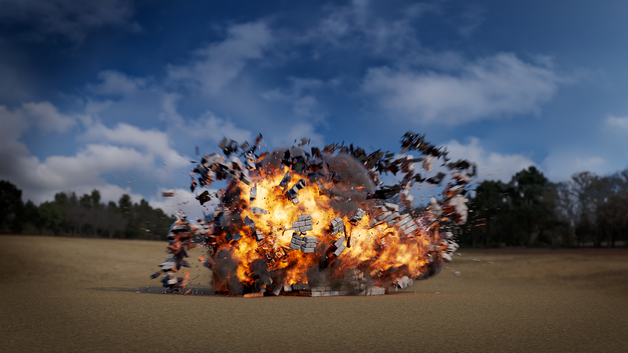 房屋爆炸（图ZMjg2NzM0Mzg0） - 影视后期 - 站酷设计师一只老杨原创素材 - 站酷ZCOOL