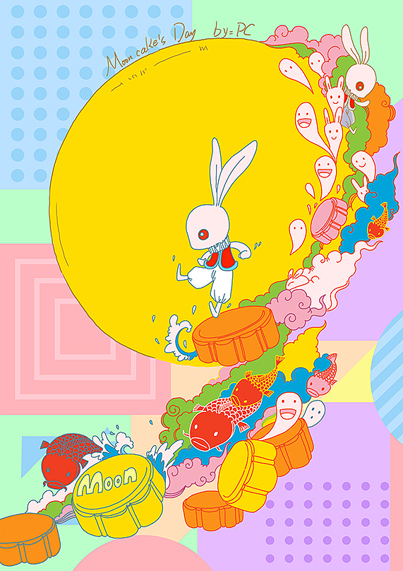 Double 兔 2（图ZMTM0NDg5MzI4） - 新锐潮流插画 - 站酷设计师全泽原创素材 - 站酷ZCOOL